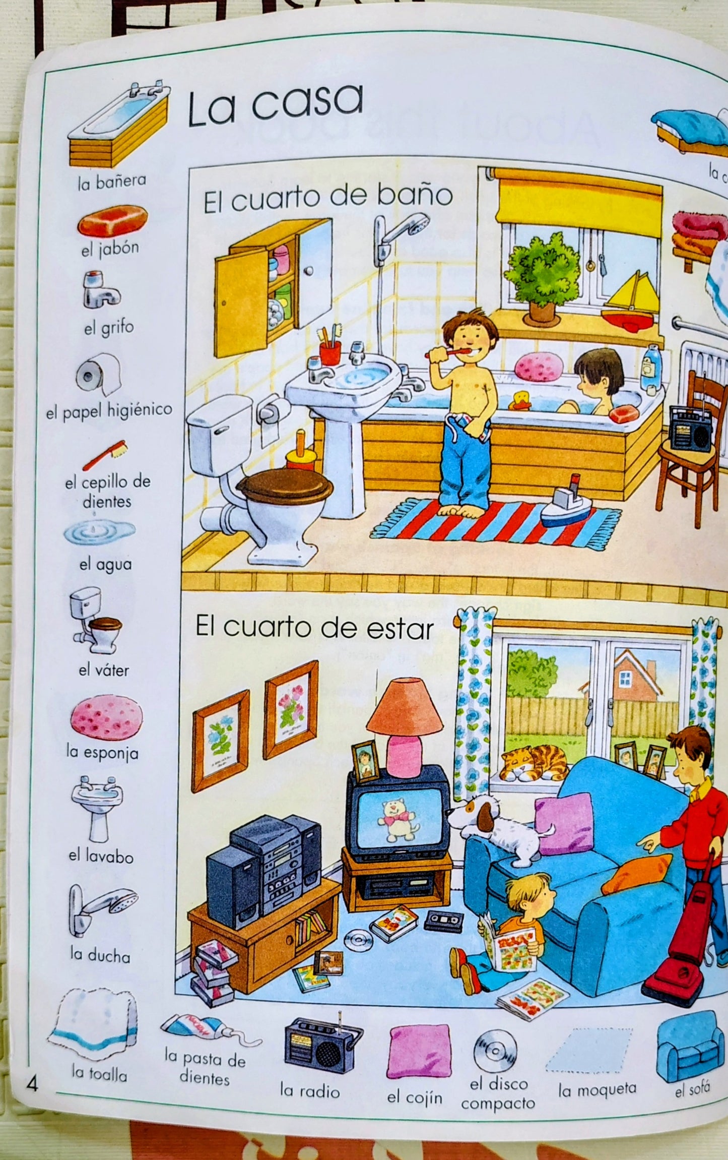 First Thousand Words in Spanish by Heather Amery & Stephen Cartwright | Usborne