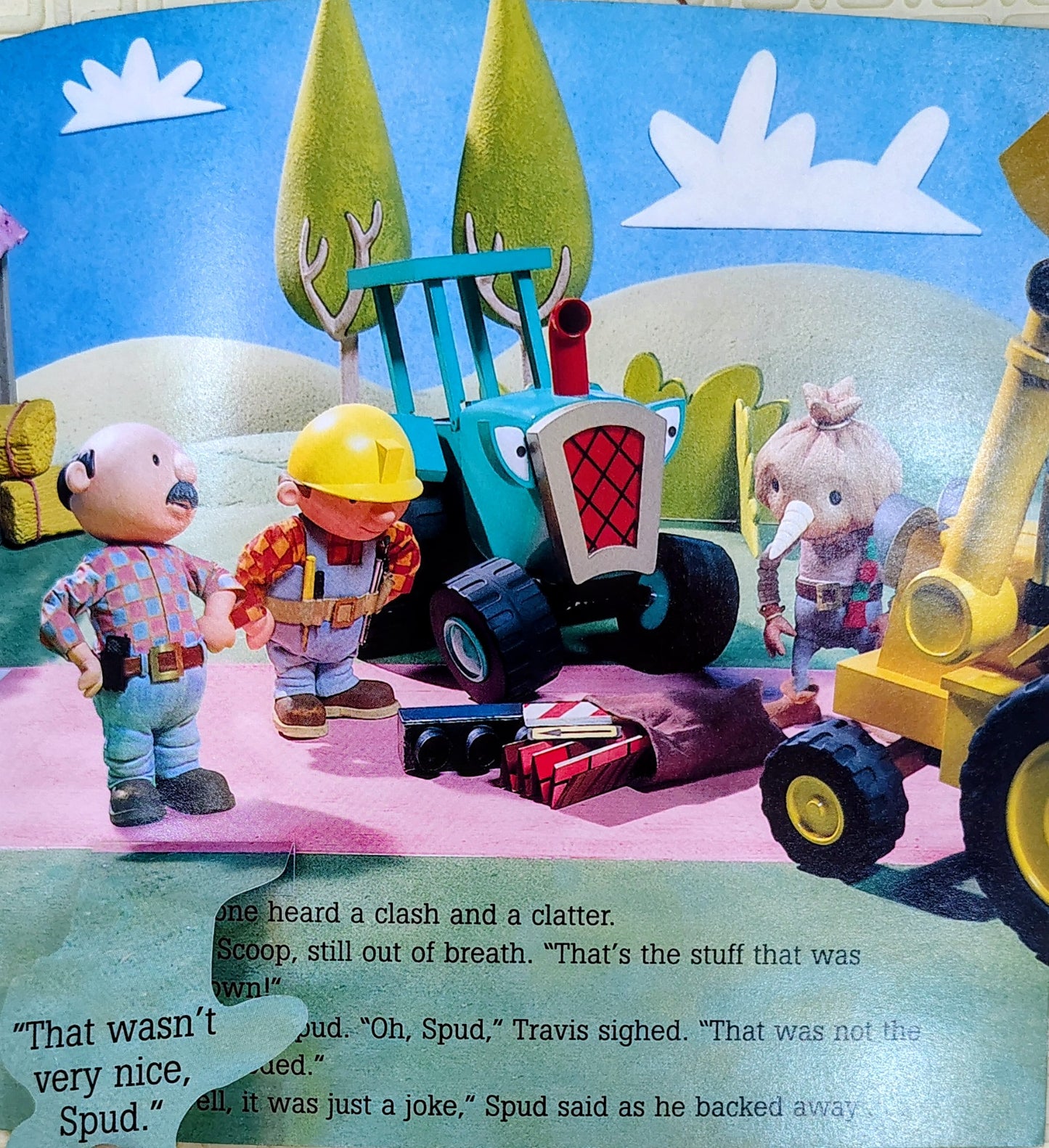 Travis and Scoop's Big Race by Bob the Builder | Lift the Flap