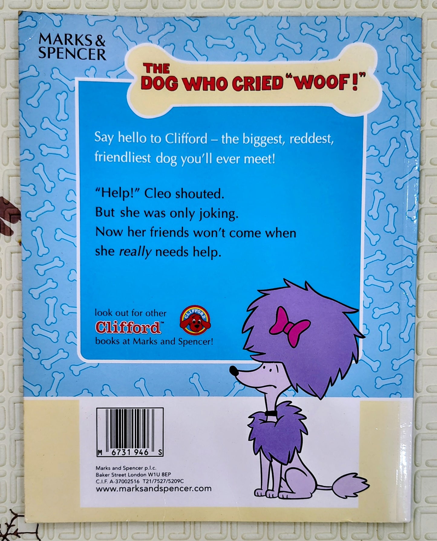 Clifford The Dog Who Cried 'Woof!' by Norman Bridwell