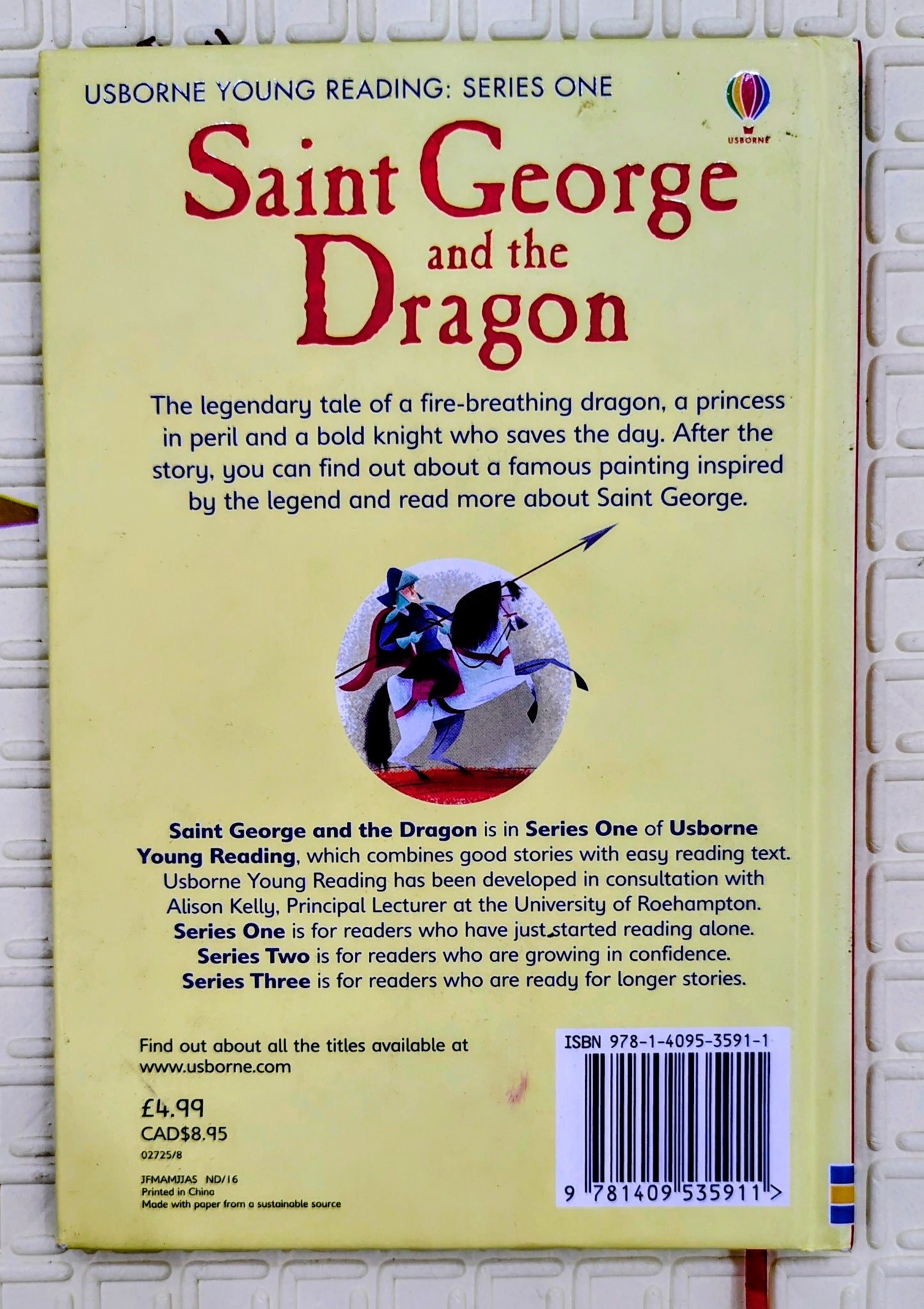 Saint George and the Dragon by Louie Stowell | Usborne Chapter book