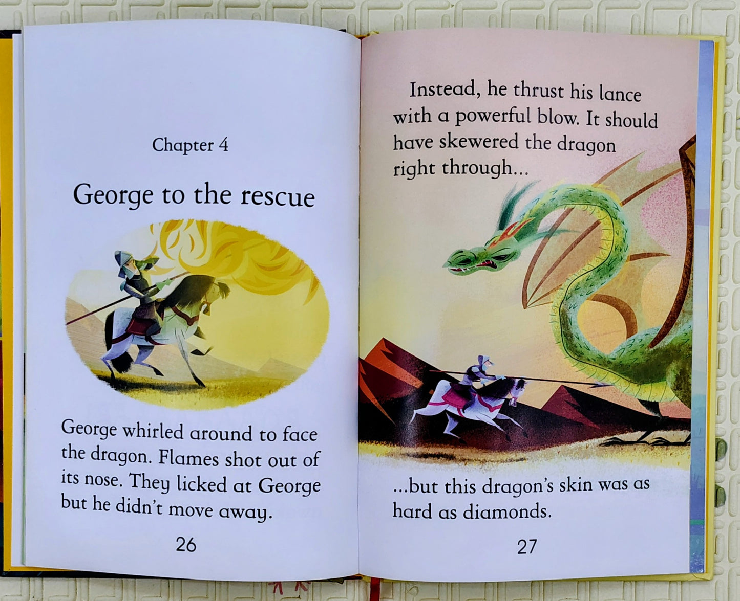Saint George and the Dragon by Louie Stowell | Usborne Chapter book