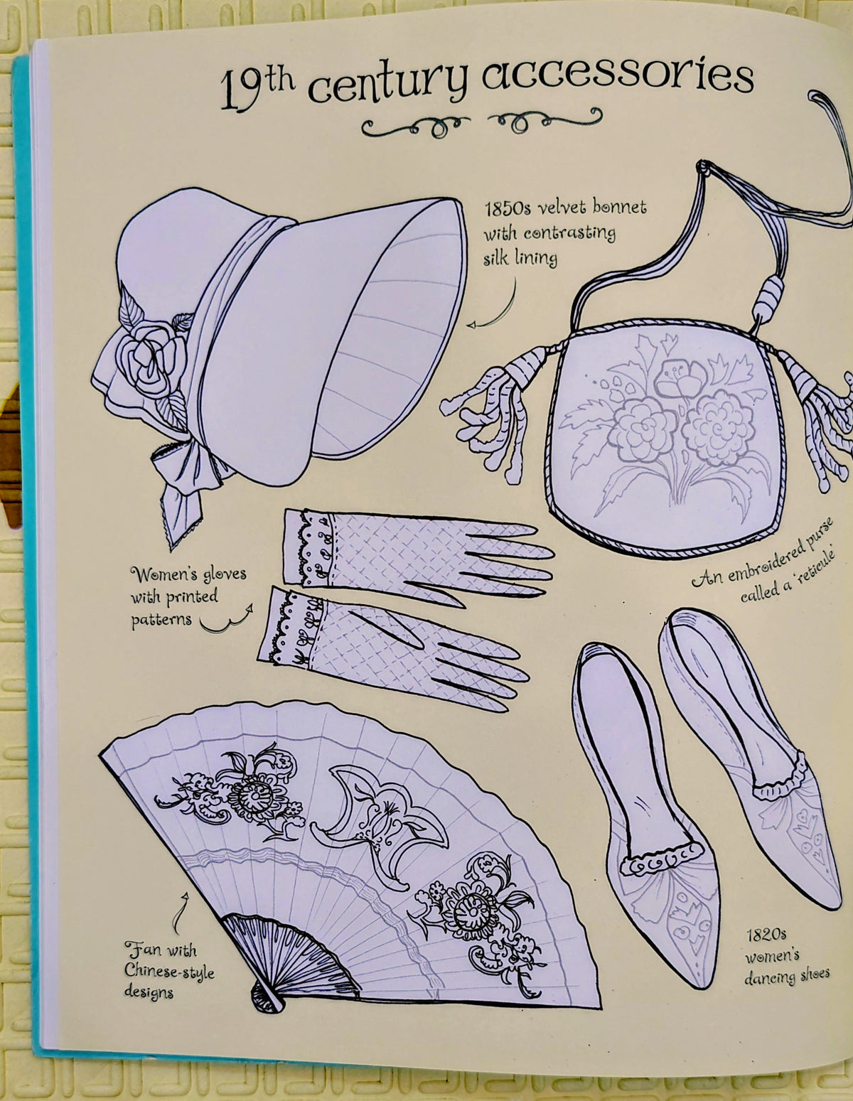 Clothes and Fashion to Colour by Usborne