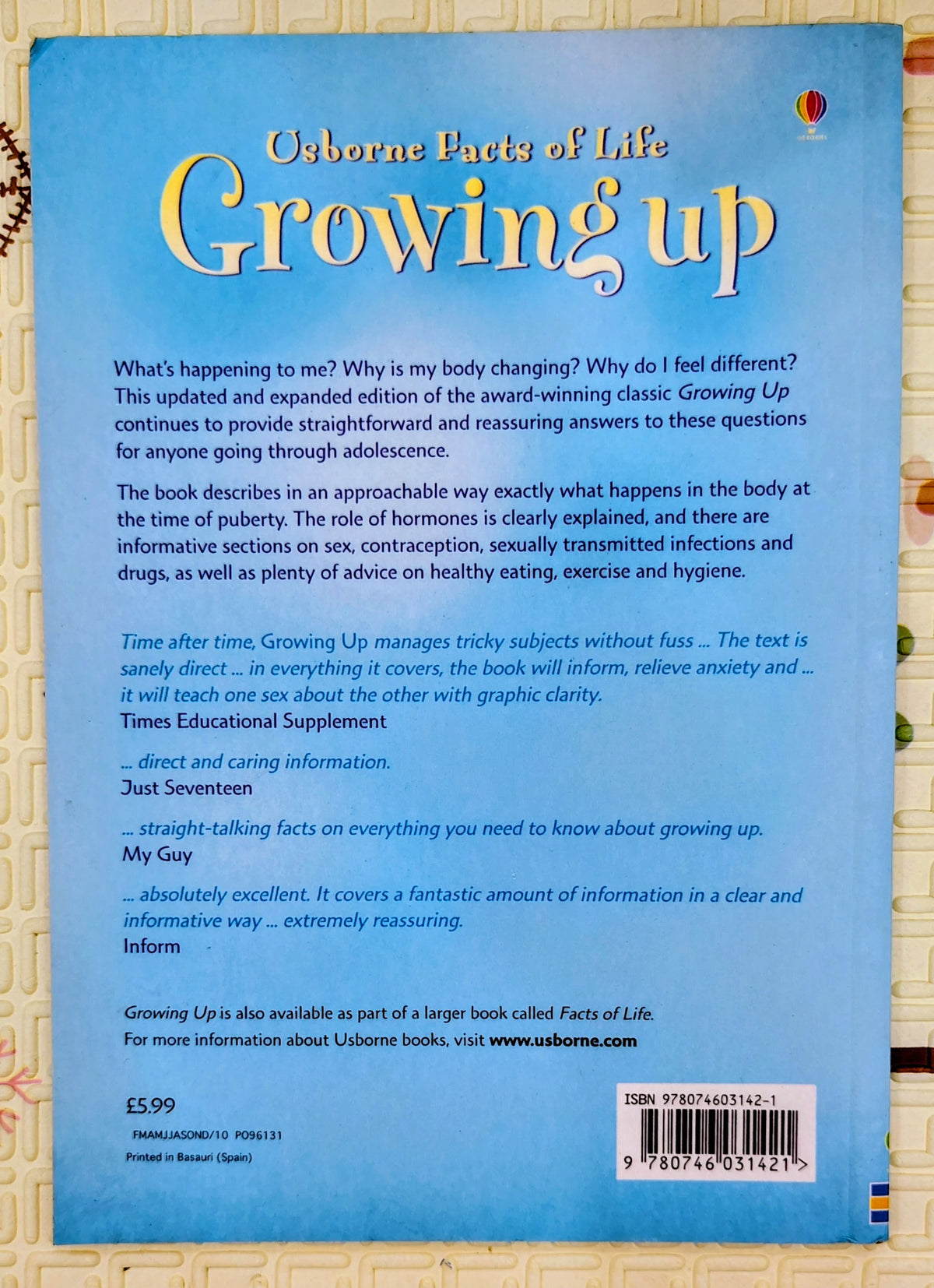Growing Up | Usborne Facts of Life
