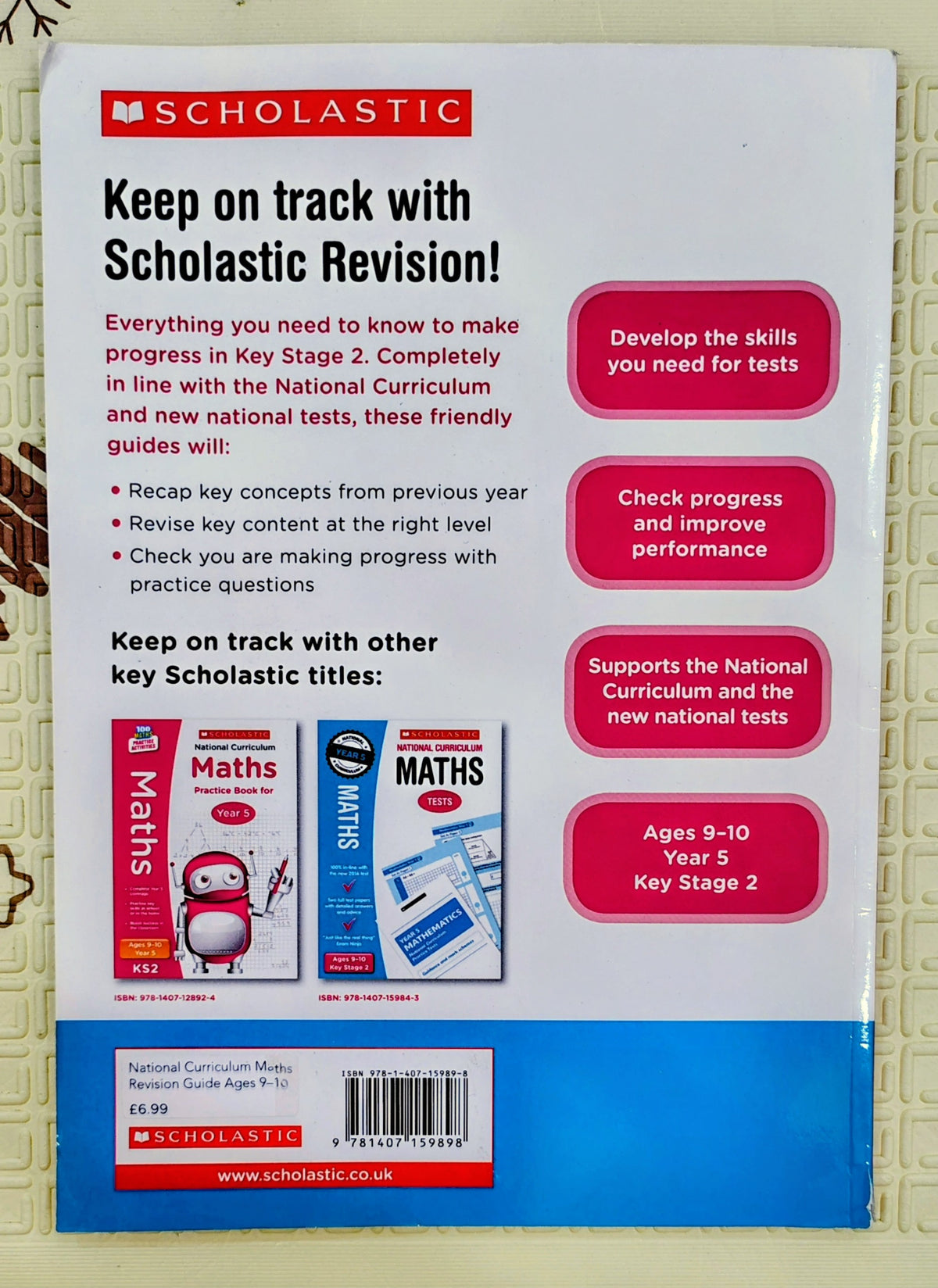 National Curriculum Maths Revision Guide | Scholastic 9-10