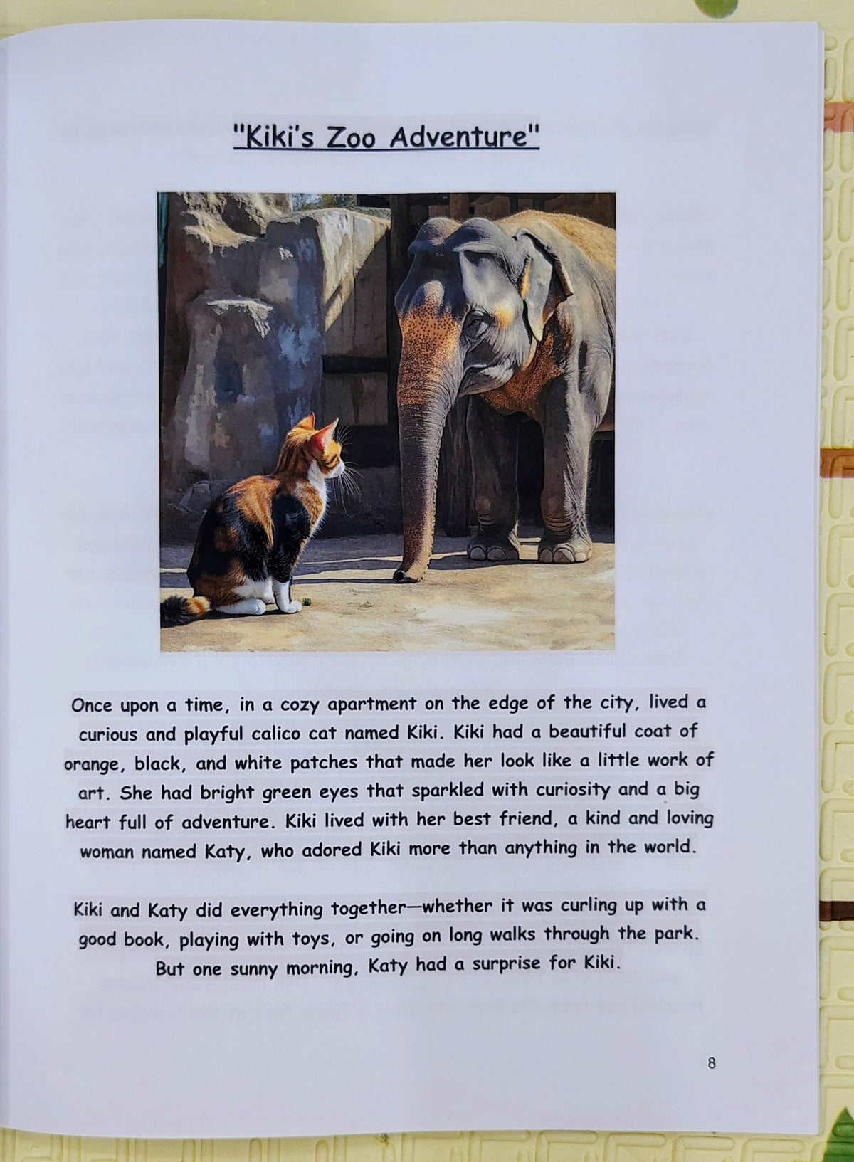 Kiki's Adventures- A beautiful Calico Cat | 10 Bedtime stories