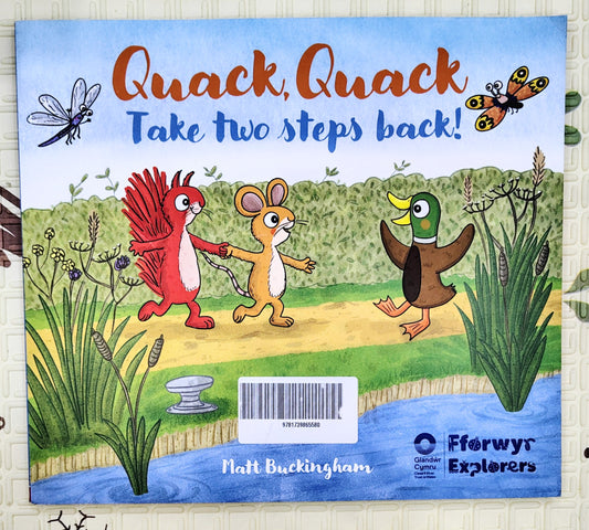 Quack, Quack, Take two steps back! by Matt Buckingham | 1 story in 2 language