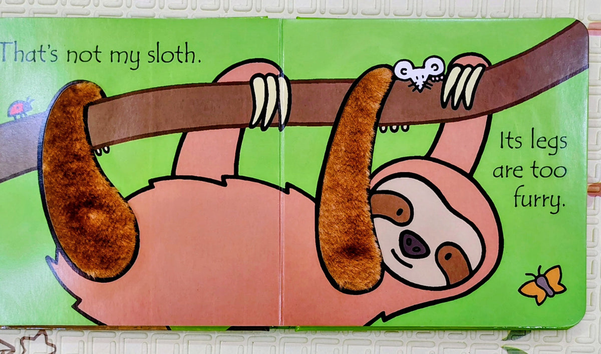 That's not my sloth... by Fiona Watt | Usborne touch and feel book