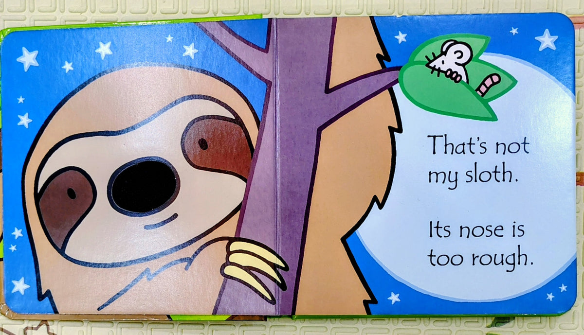 That's not my sloth... by Fiona Watt | Usborne touch and feel book
