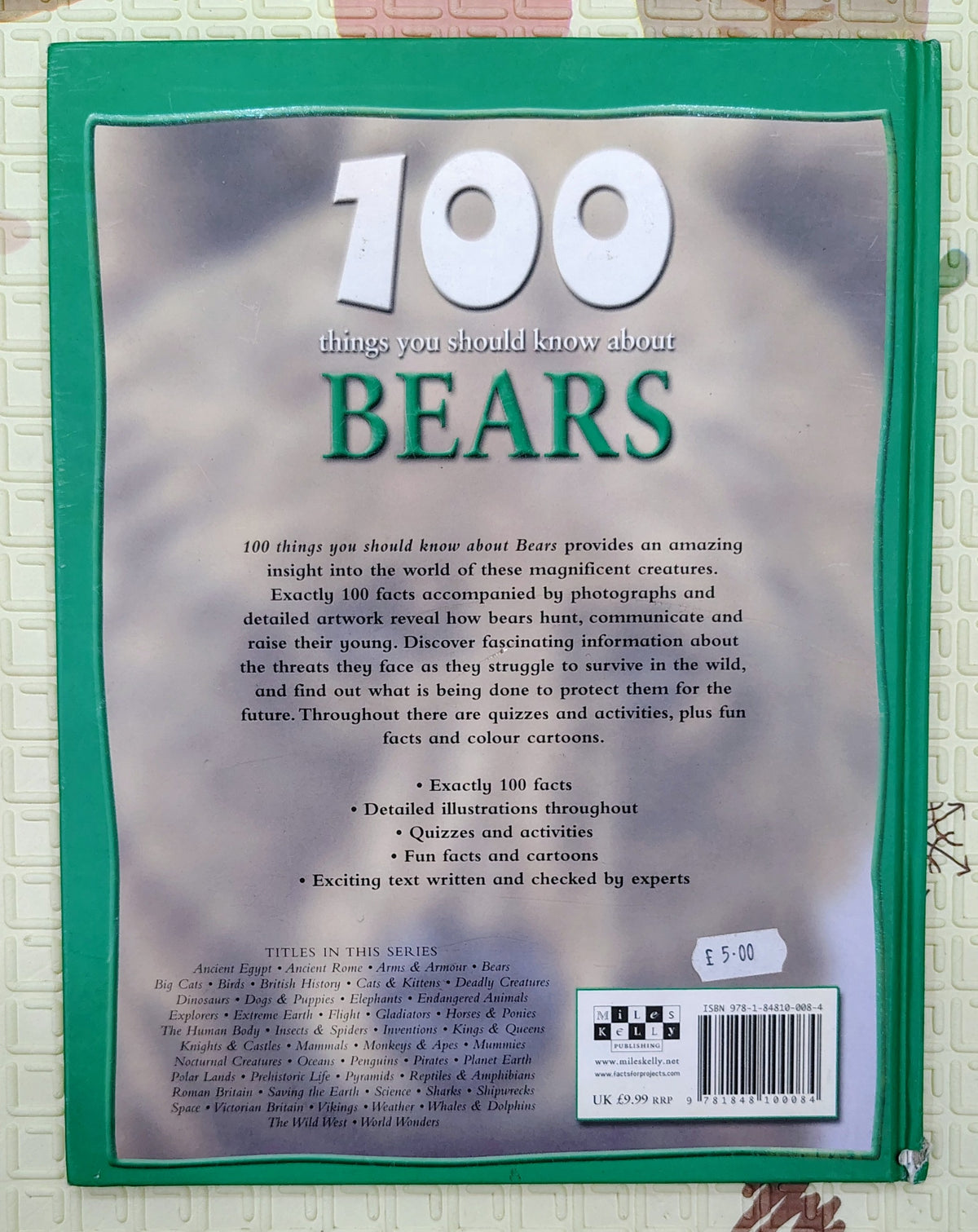 100 Things You Should Know About Bears by Miles Kelly