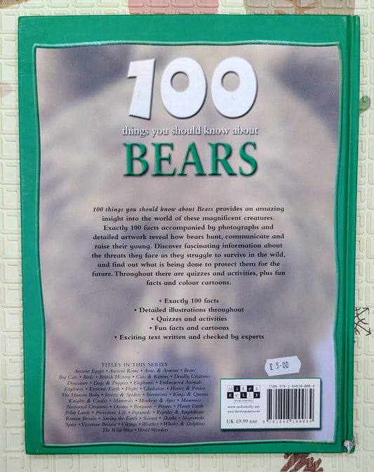 100 Things You Should Know About Bears by Miles Kelly