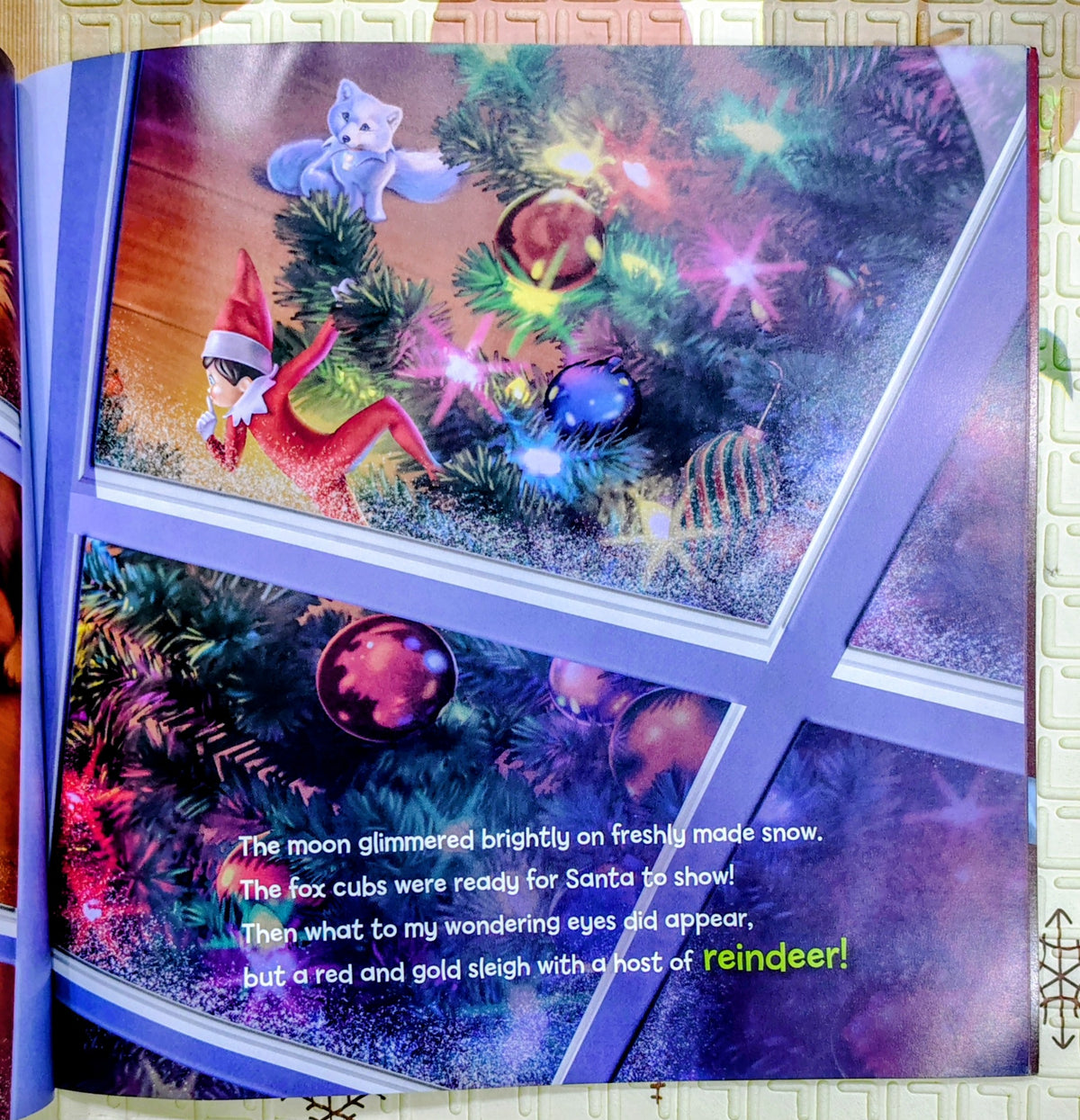 The Elf on the Shelf: The Night Before Christmas by Chanda A. Bell