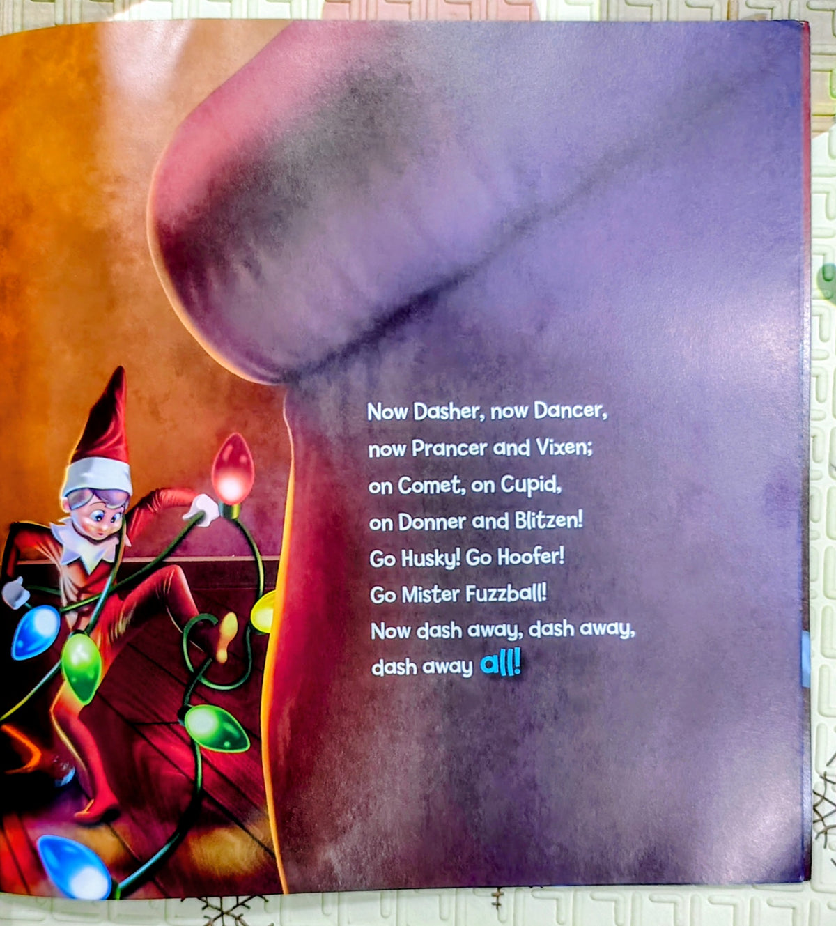 The Elf on the Shelf: The Night Before Christmas by Chanda A. Bell