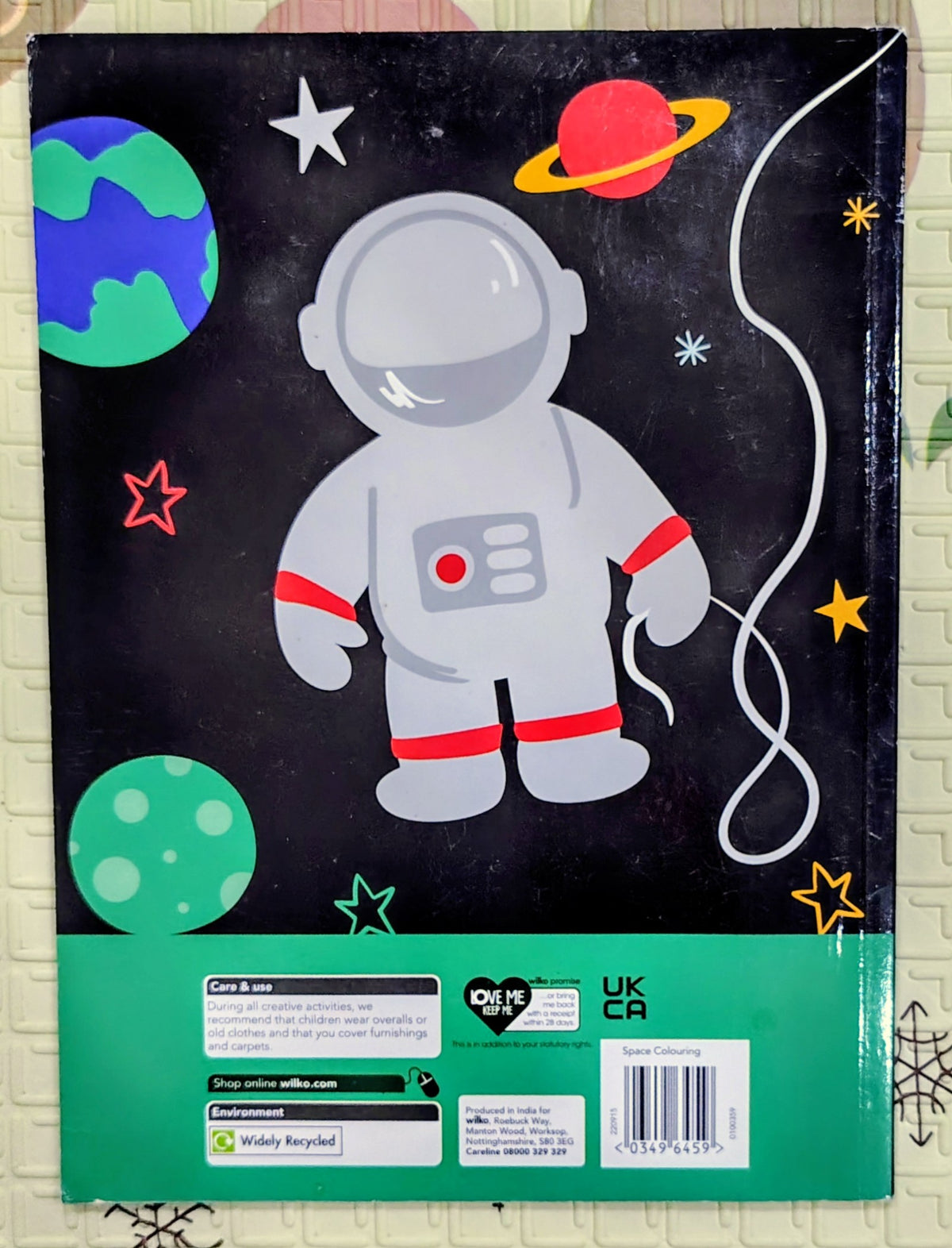 Space Colouring Book | Wilko