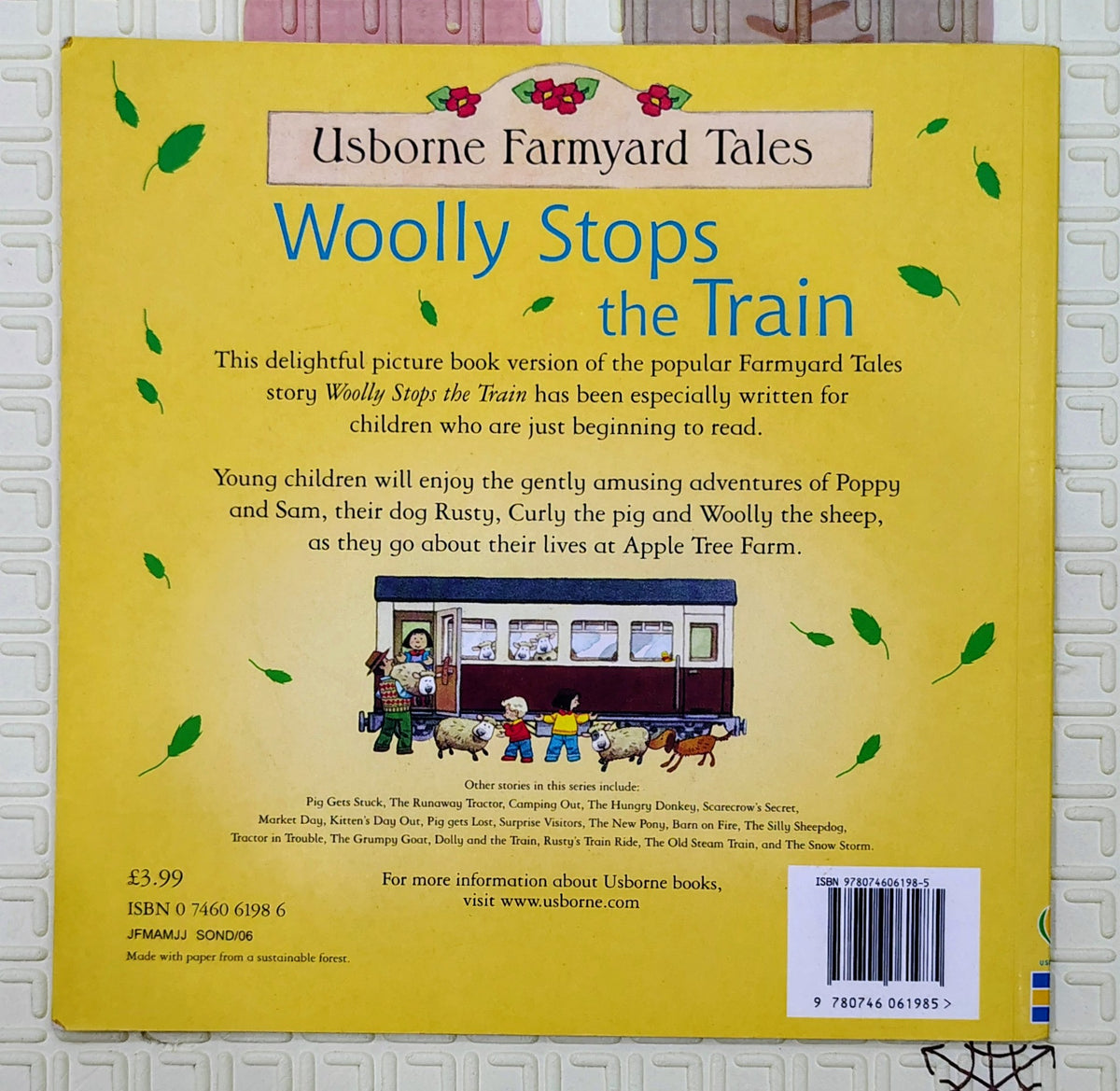 Woolly Stops the Train by Heather Amery and Stephen Cartwright | Usborne Farmyard Tales