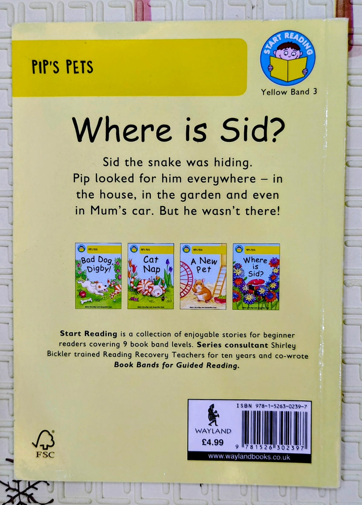 Where is Sid? by Claire Llewellyn | Start Reading Yellow Band 3