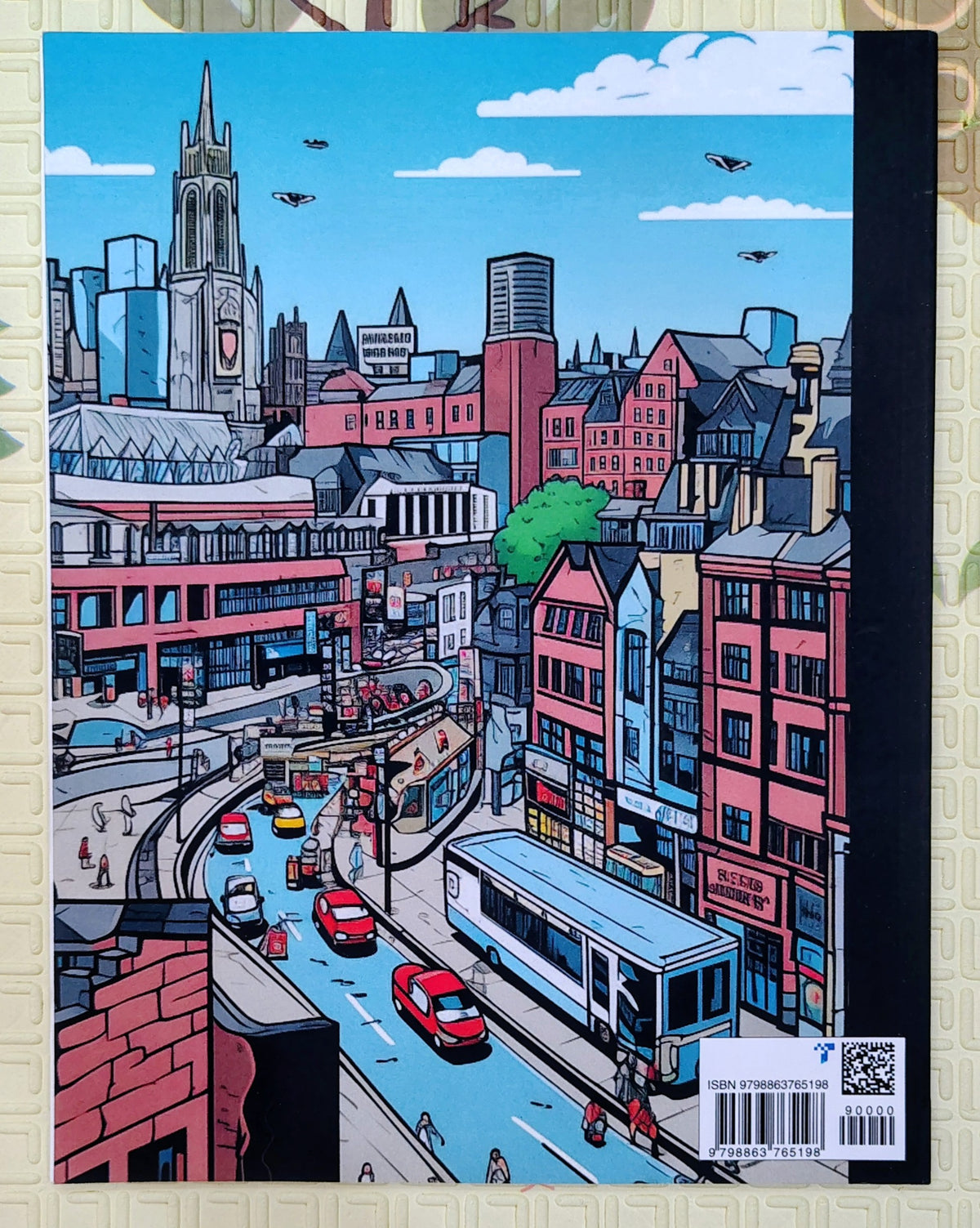 Manchester Moments | A Colouring Journey for Adults