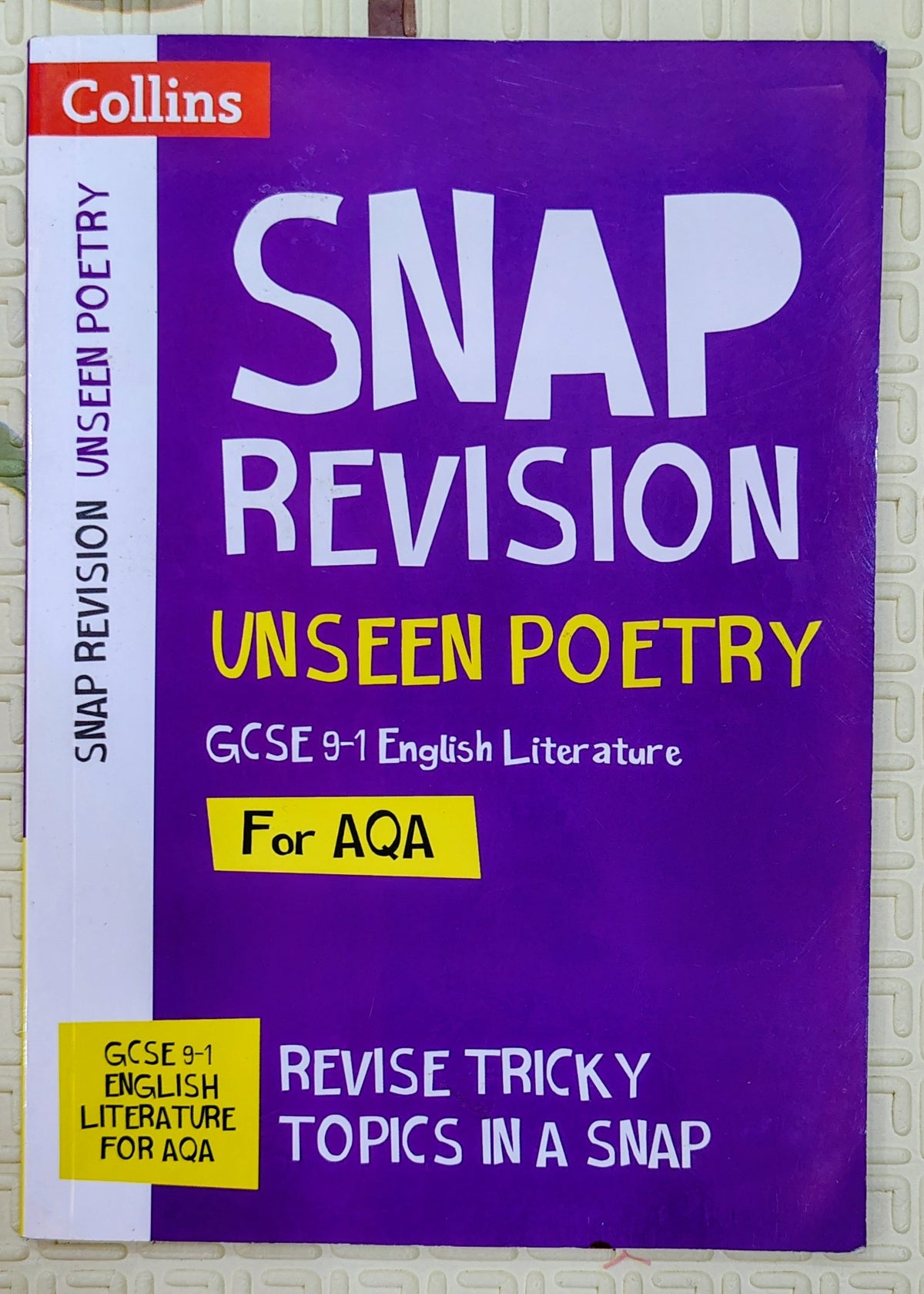 Snap Revision: Unseen Poetry by Collins | 9-1 English Literature