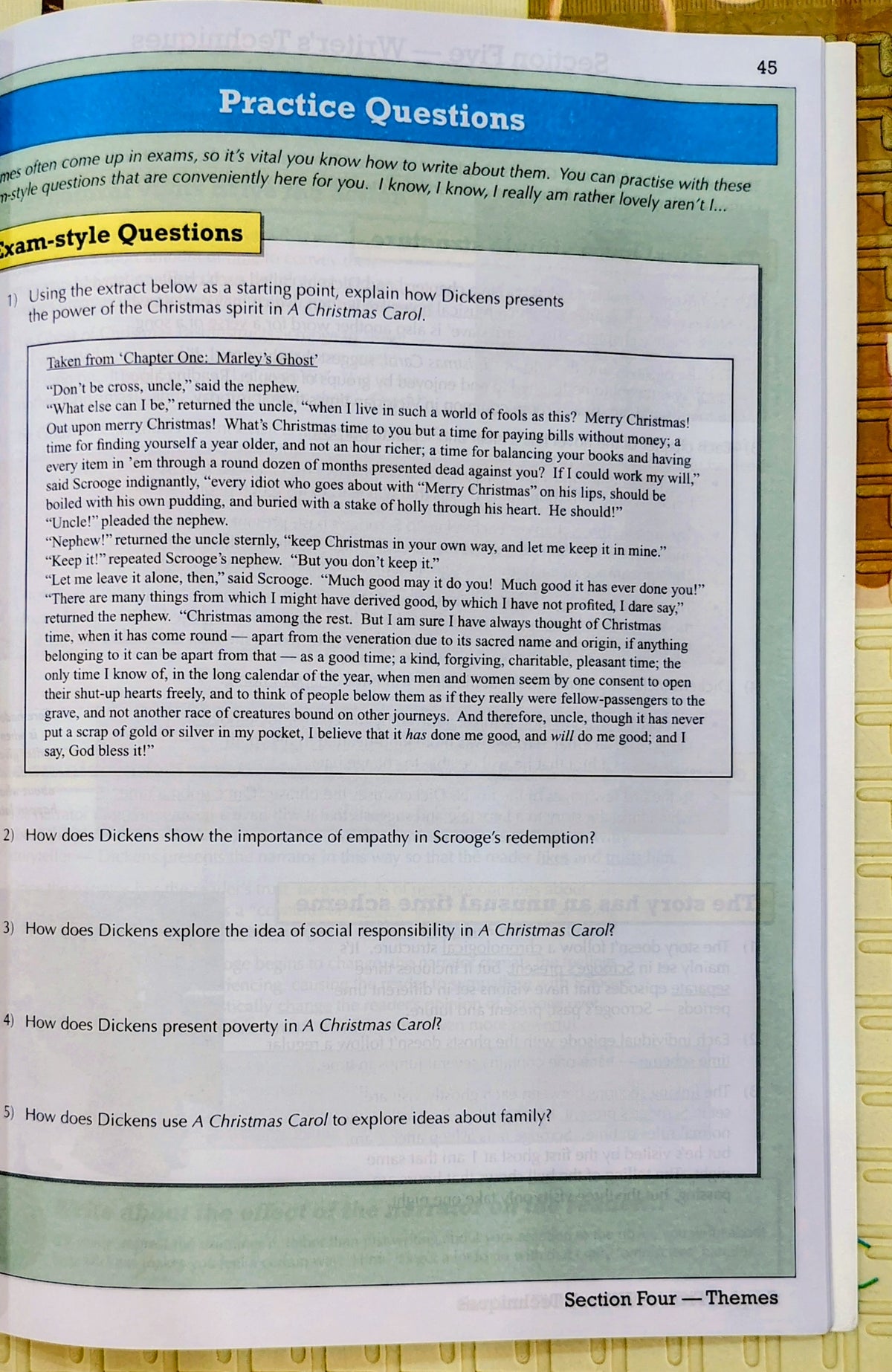 A Christmas Carol by CGP | Text Study Guide