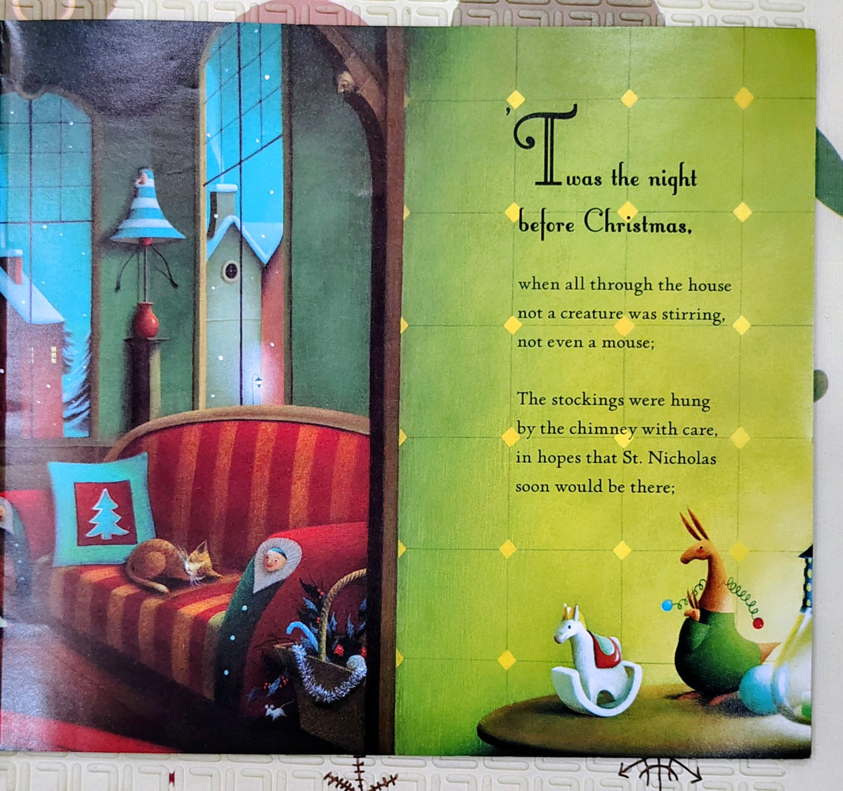 The Night Before Christmas by Clement C. Moore | Illustrated by Eric Puybaret | MacMillan
