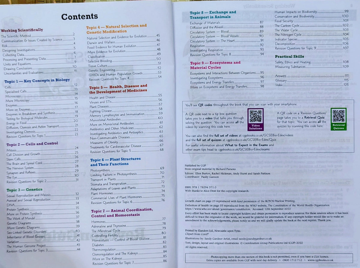 GCSE Edexcel Biology Revision Guide by CGP
