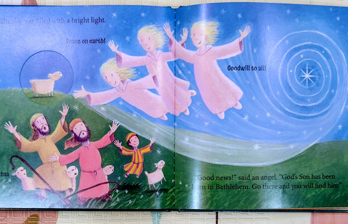 On Christmas Night by Victoria Tebbs | Peep through book