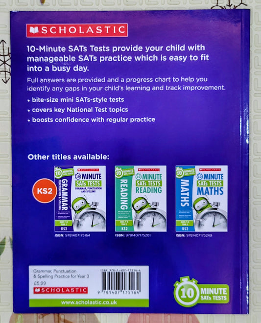 10 Minute SATs Tests: Grammar, Punctuation and Spelling | Scholastic Revision