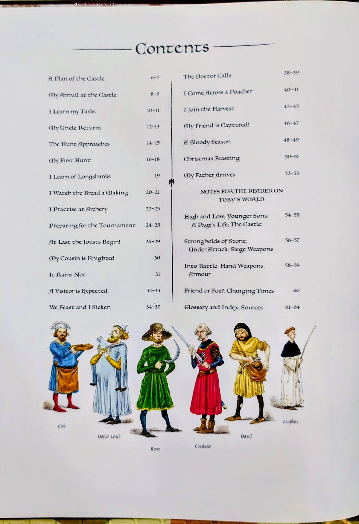 Castle Diary: The Journal of Tobias Burgess, Page by Richard Platt