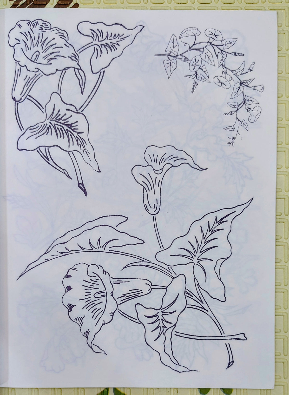 Floral Iron-On Transfer Patterns by Rita Weiss | Dover | Crafting