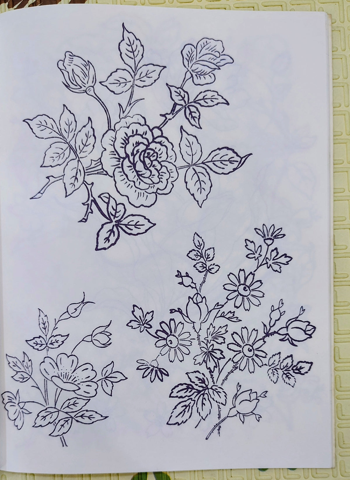 Floral Iron-On Transfer Patterns by Rita Weiss | Dover | Crafting