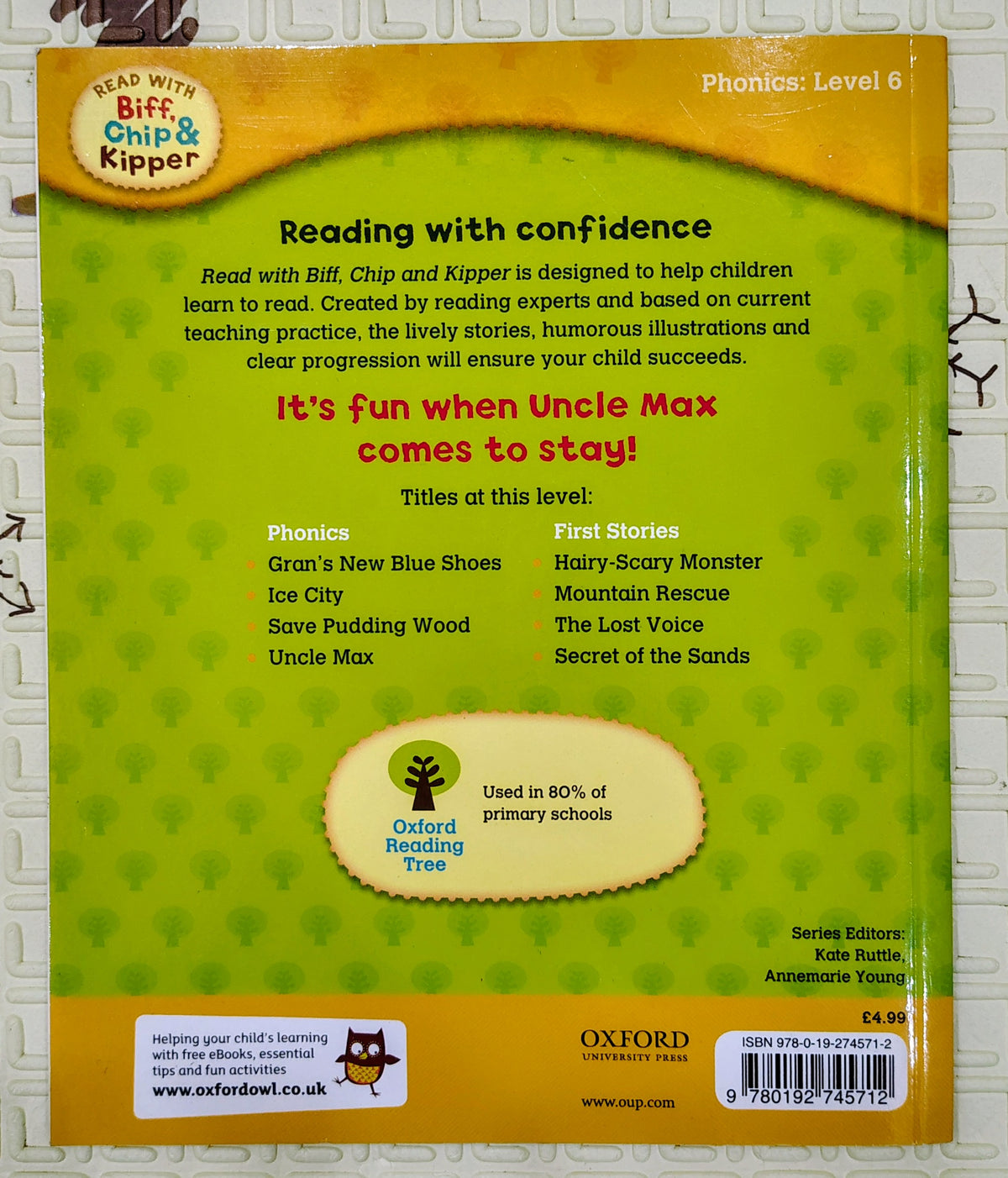 Uncle Max by Roderick Hunt and Alex Brychta | Phonics Level 6