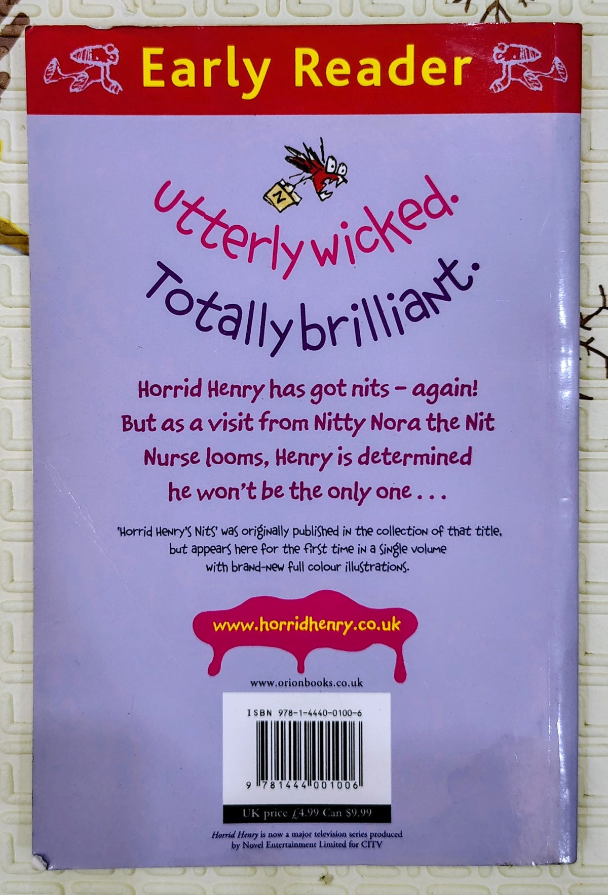 Horrid Henry's Nits by Francesca Simon | Early Reader