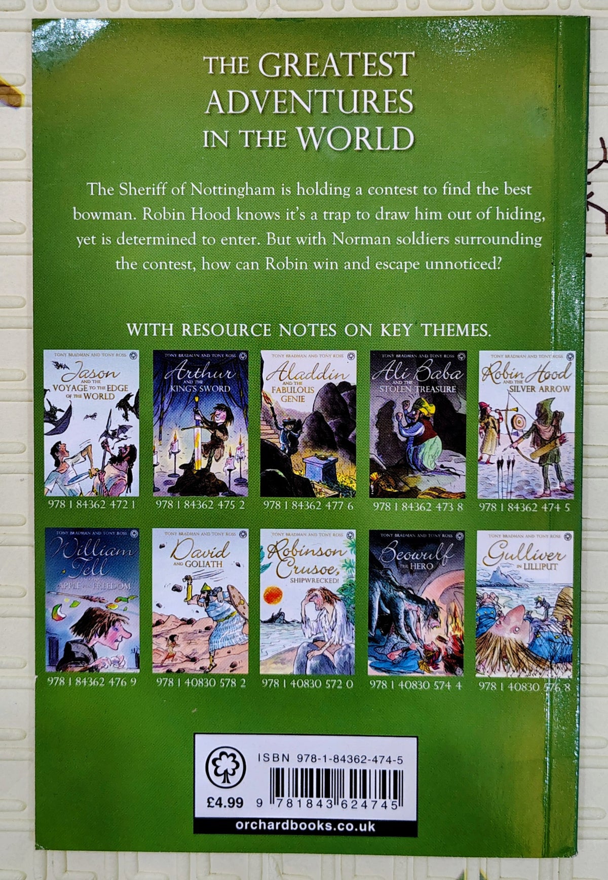 Robin Hood and the Silver Arrow by Tony Bradman and Tony Ross