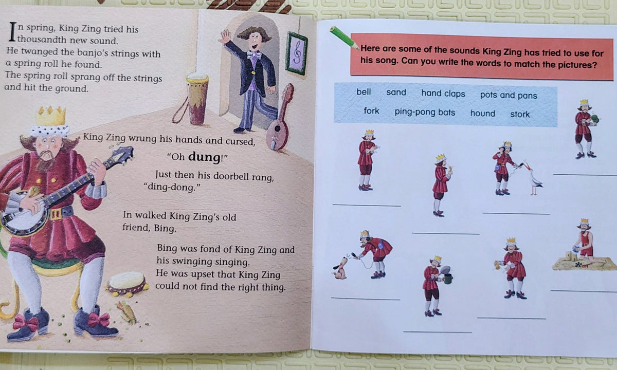 King Zing's Gong Song | Letts Active Readers 4-6 years