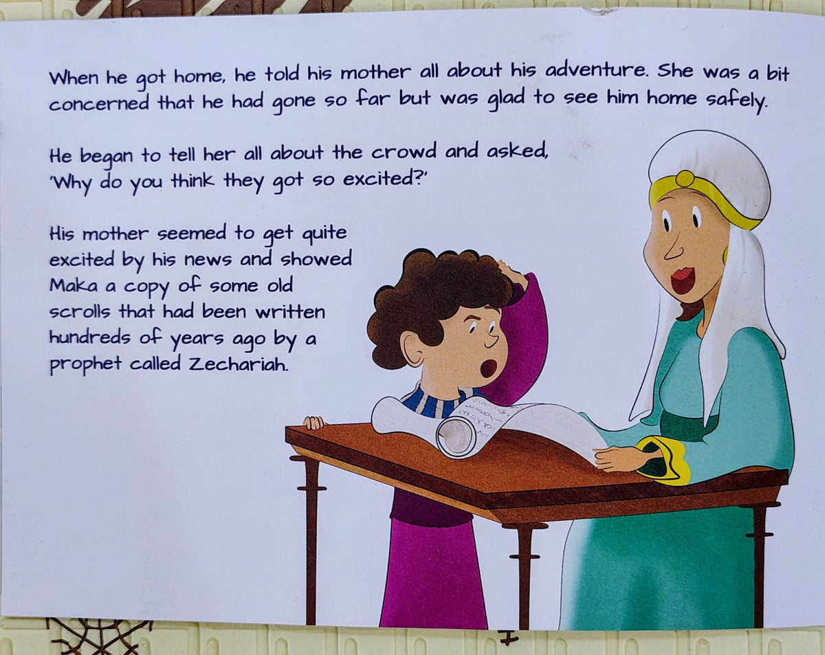 Maka's Easter Story by Stuart Scammell | Pictures to colour and games inside