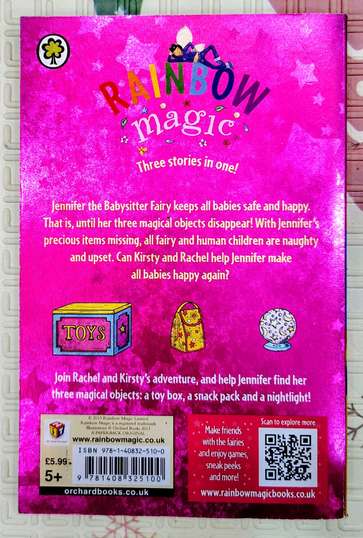 Rainbow Magic: Jennifer the Babysitter Fairy by Daisy Meadows