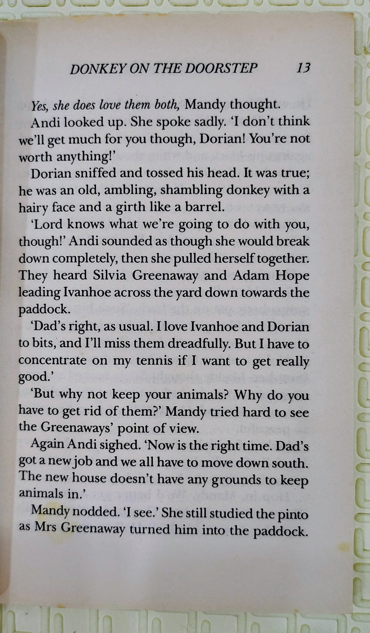 Donkey on the Doorstep by Lucy Daniels | Hodder Children's Books