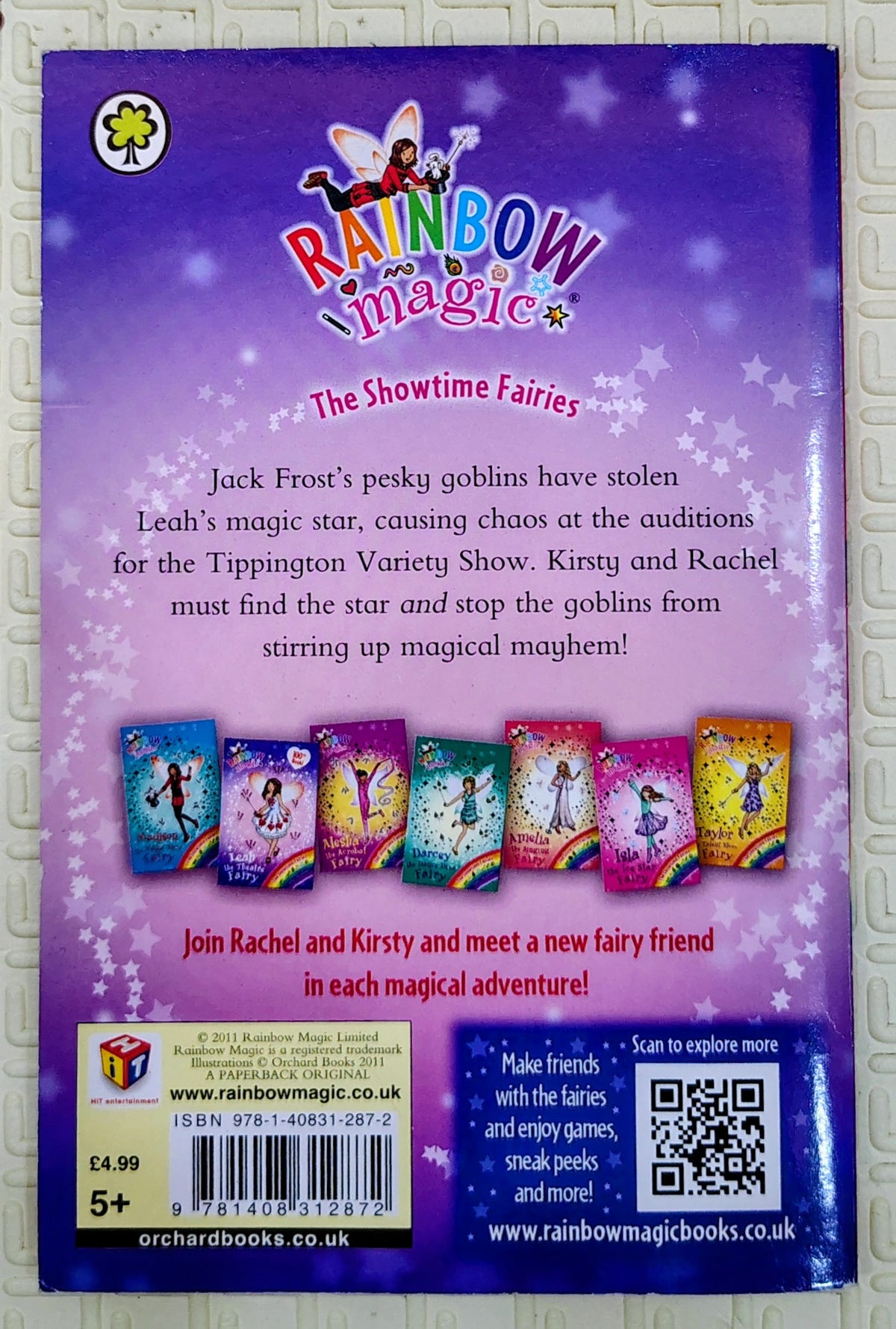 Leah the Theatre Fairy by Daisy Meadows | Orchard Books