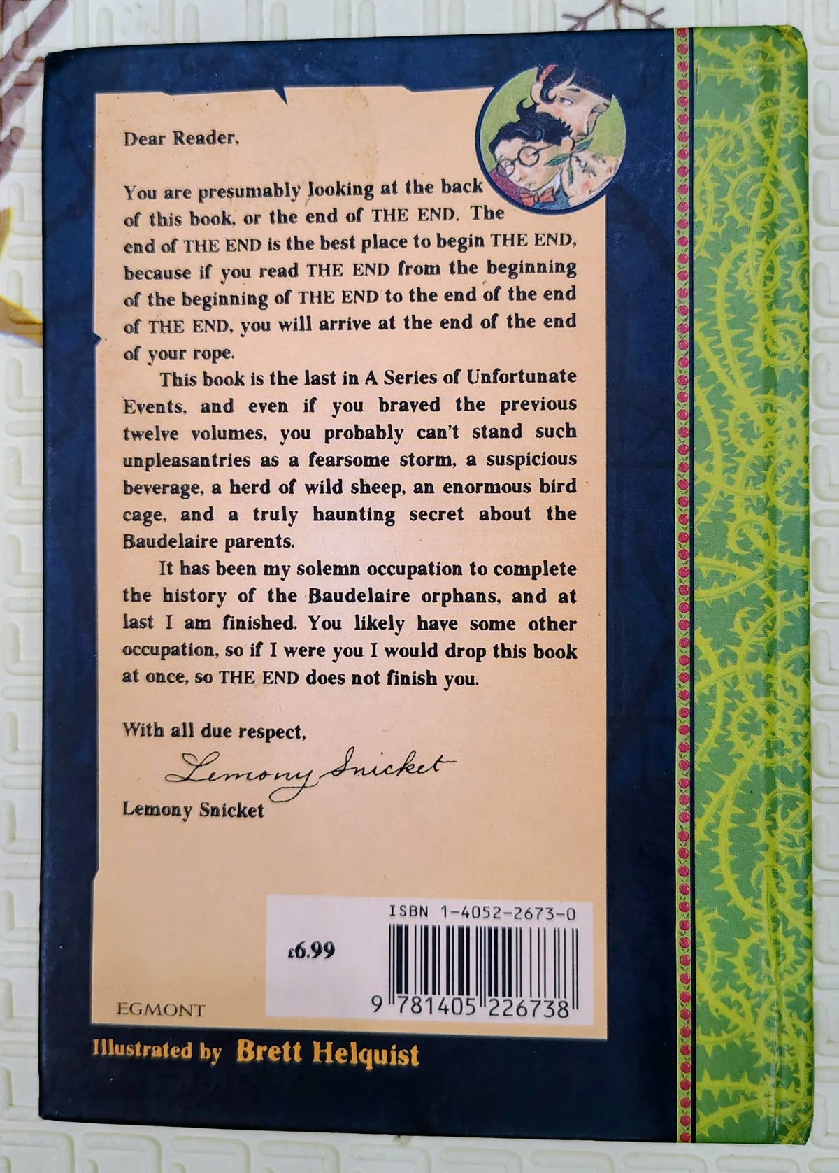 The End (A Series of Unfortunate Events, Book 13) by Lemony Snicket