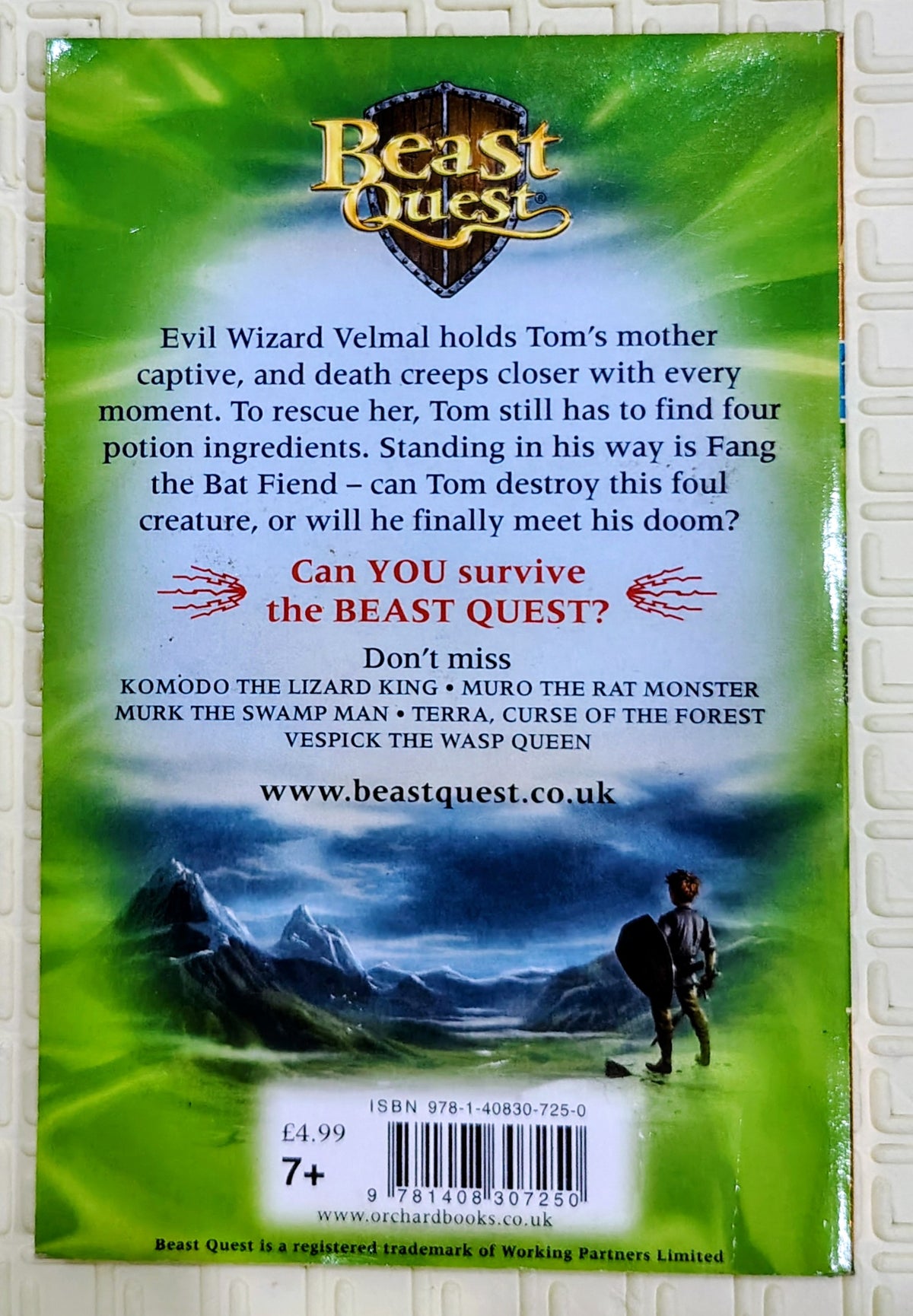 Fang: Beast Quest by Adam Blade | Orchard Books