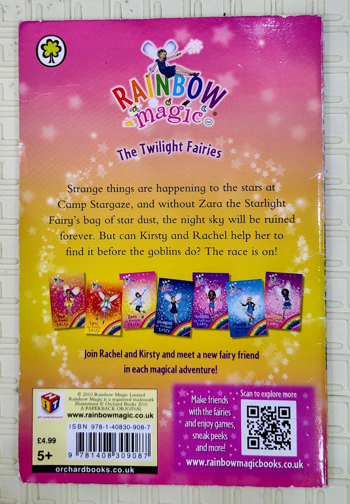 Rainbow Magic: Zara the Starlight Fairy by Daisy Meadows | Orchard Books | Fantasy