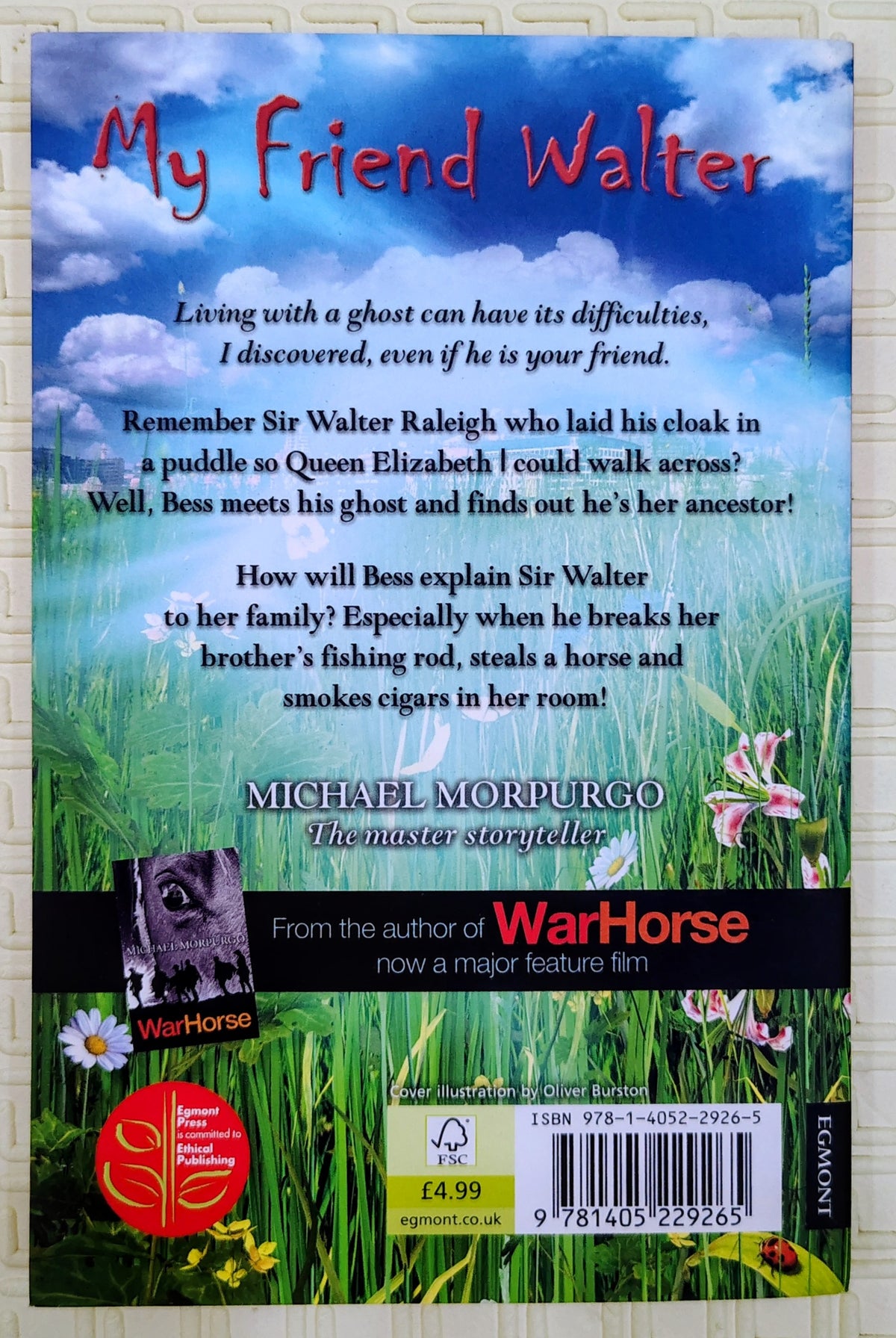 My Friend Walter by Michael Morpurgo | Egmont | Historical Fiction