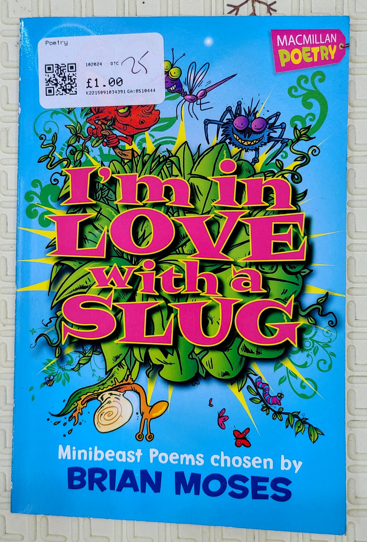 I'm in Love with a Slug by Brian Moses | Macmillan Mini beast poems