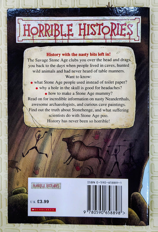 The Savage Stone Age by Terry Deary | Horrible Histories | Scholastic