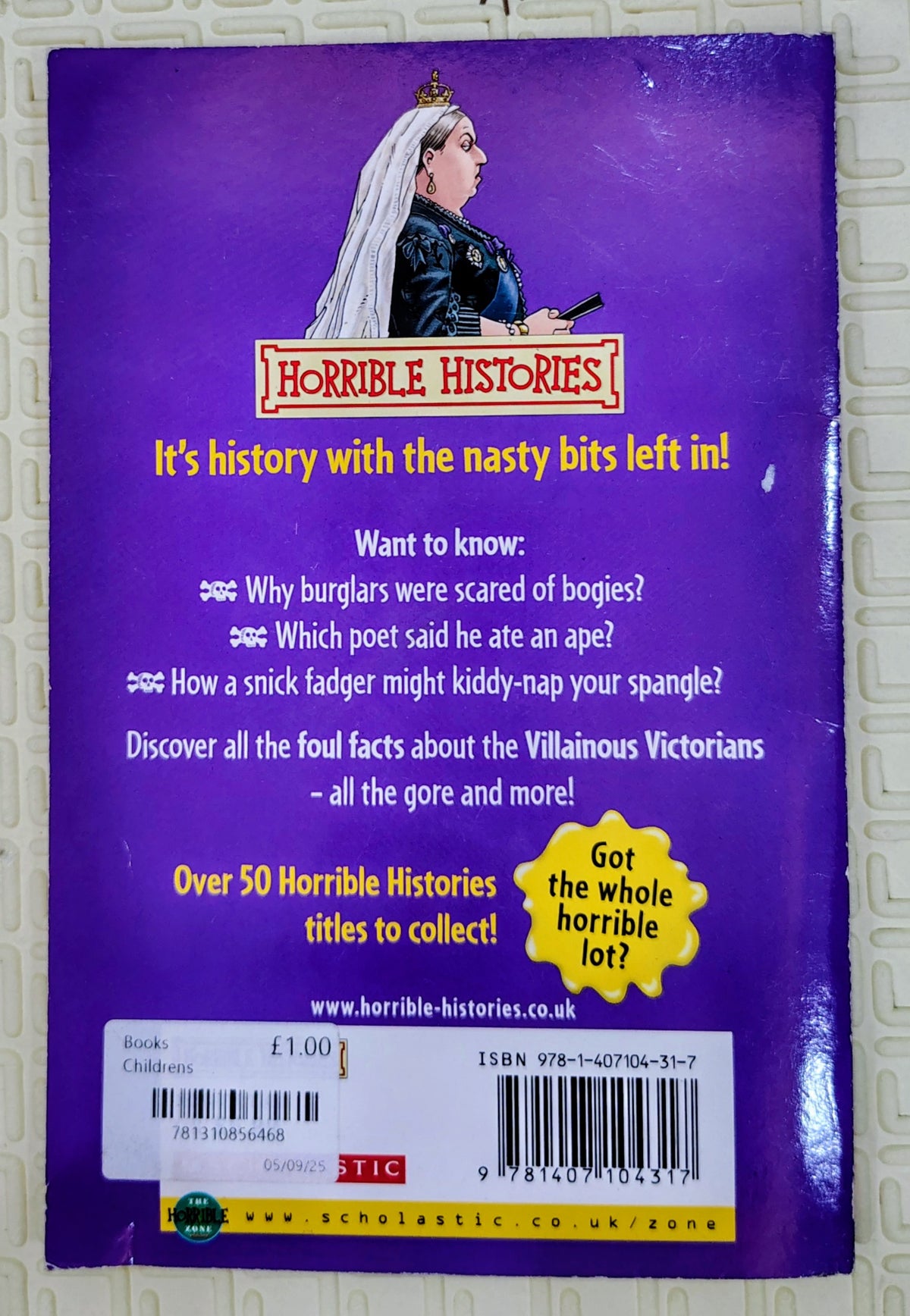 Horrible Histories: Villainous Victorians by Terry Deary | Scholastic