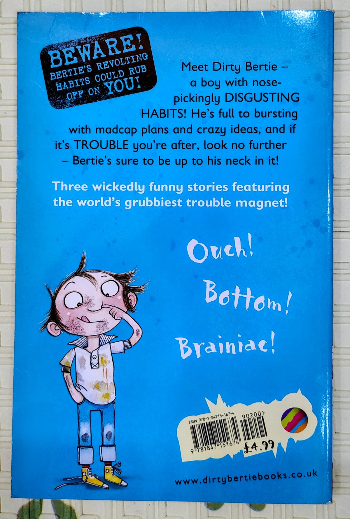 Dirty Bertie: Ouch! by Alan MacDonald | Humour