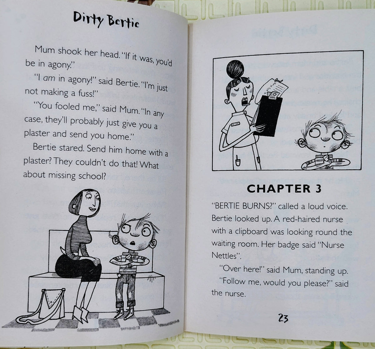 Dirty Bertie: Ouch! by Alan MacDonald | Humour