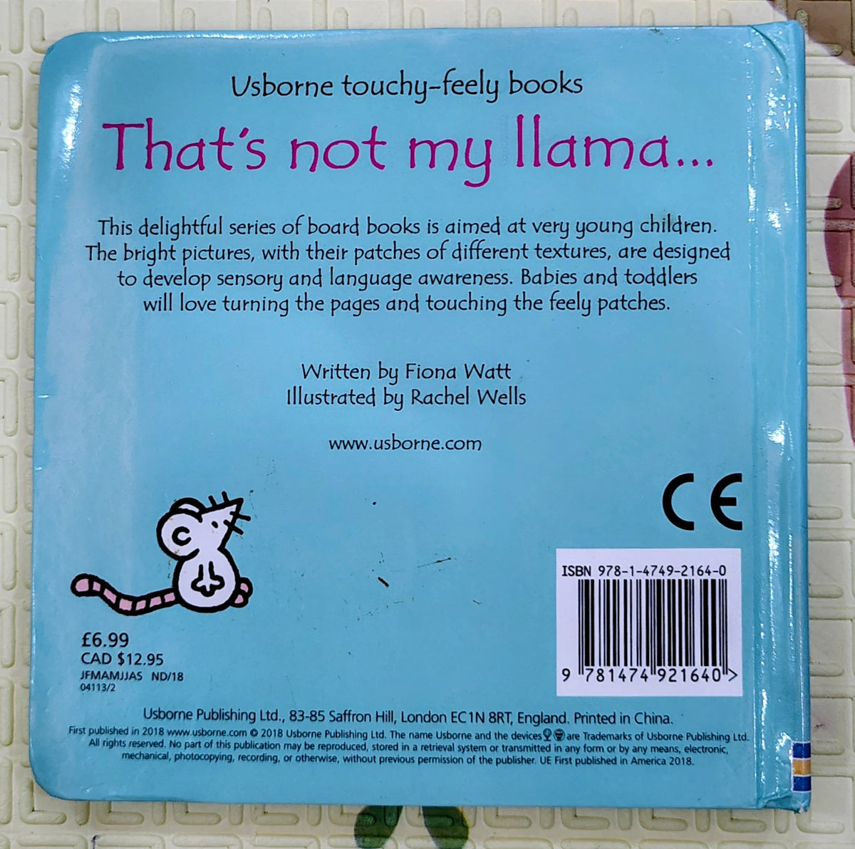 That's not my llama... by Fiona Watt | Usborne Touch and Feel