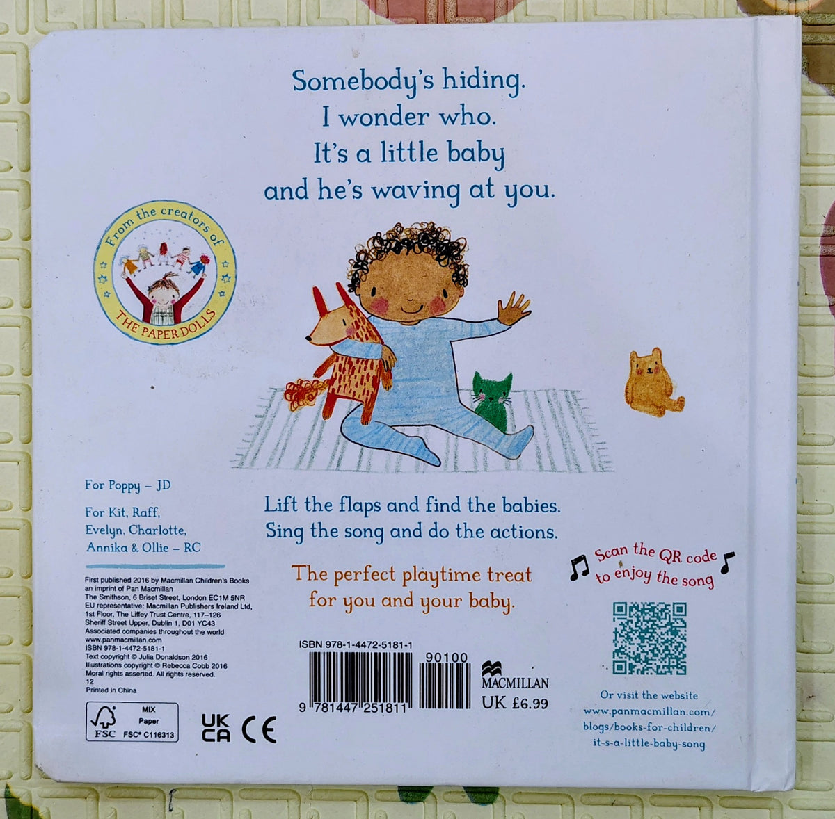 It's a Little Baby by Julia Donaldson | Lift the Flap | Macmillan