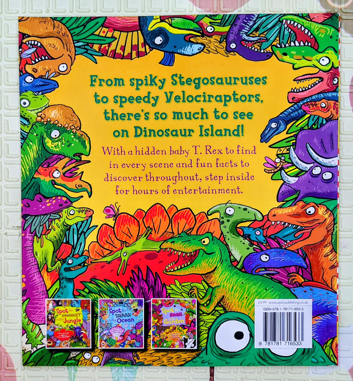 Spot the Dinosaur on the Island | Fun Facts Inside | QED