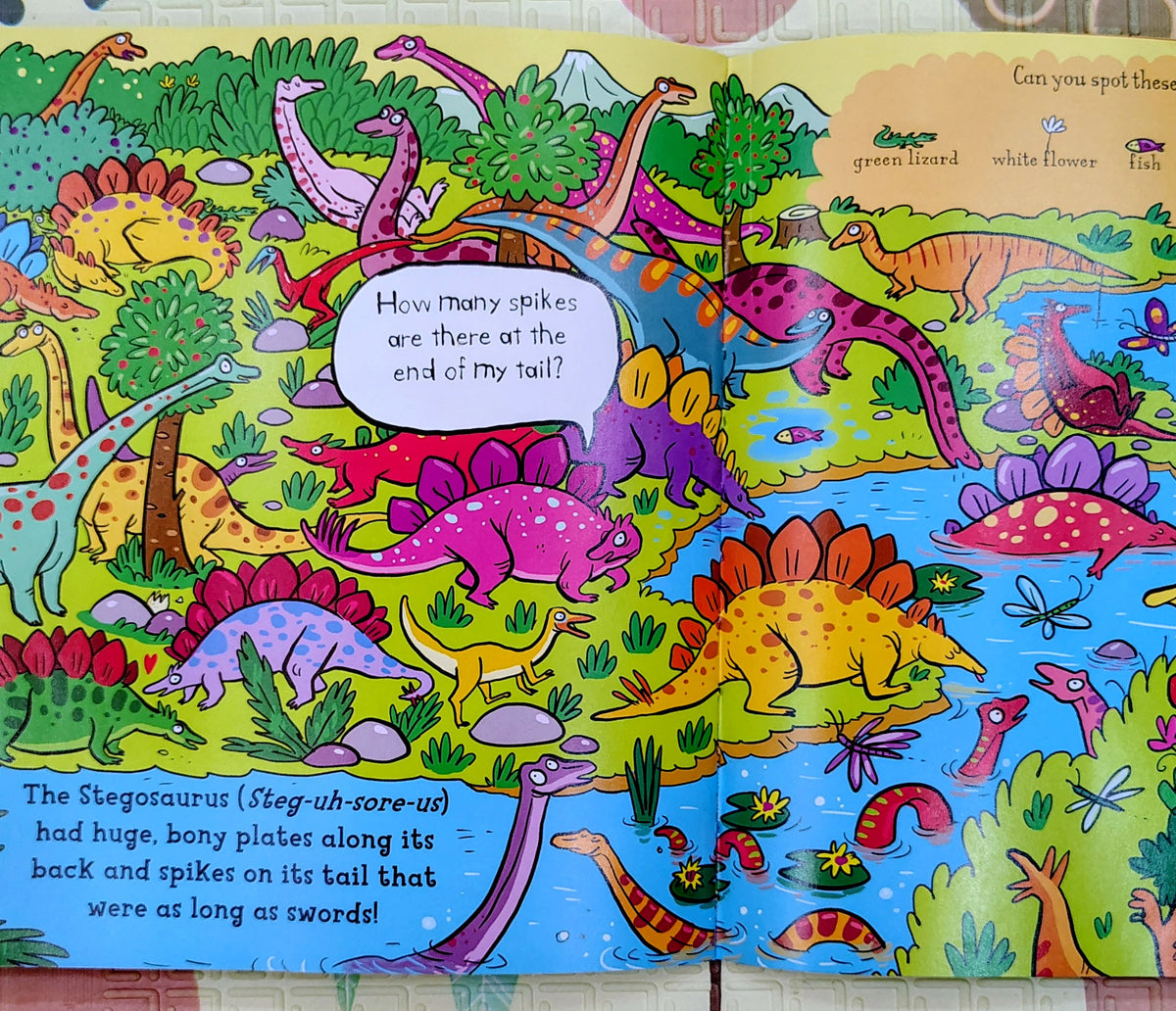 Spot the Dinosaur on the Island | Fun Facts Inside | QED
